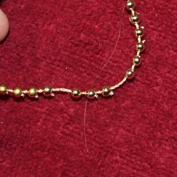 Vintage Gold Toned Christmas Bell Garland - Picture 2 of 4